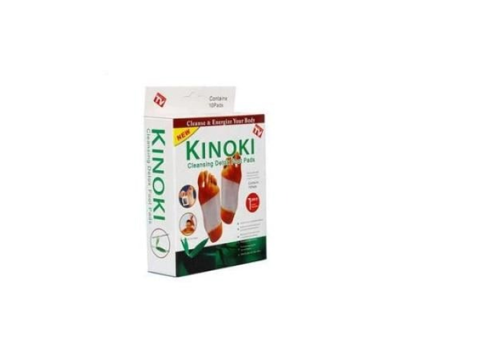 Пластырь детоксикационный для ног Kinoki Cleansing Detox Foot Pads, 10 шт