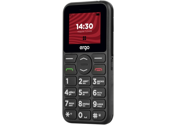 Мобильный телефон ERGO R181 Dual Sim Black