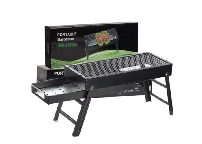 Складной походный мангал BBQ STOVE 6022, 60×22×33 см