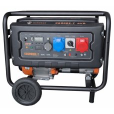 Бензогенератор KINGWAY K6000E-T, 6,0 кВт, 230/400 В