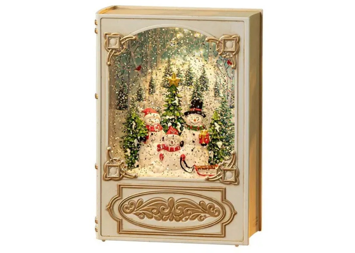 XMAS Новогодний ночник «Книга» WDL-24023B (белый)