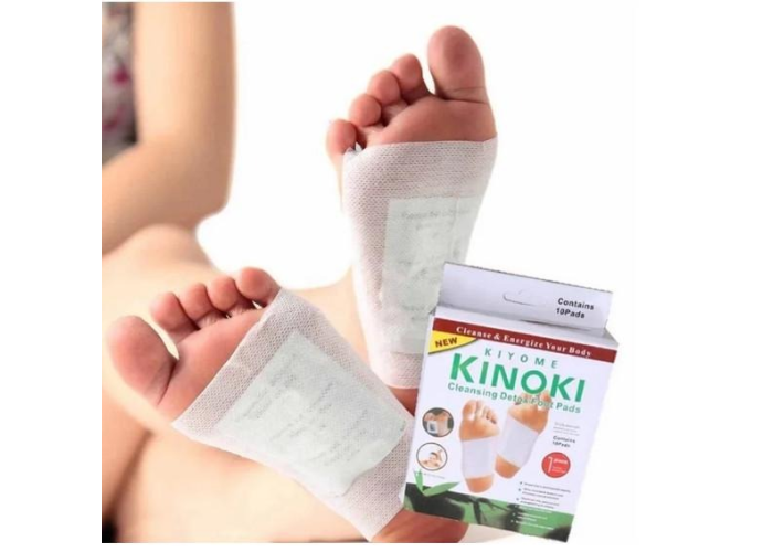 Пластырь детоксикационный для ног Kinoki Cleansing Detox Foot Pads, 10 шт