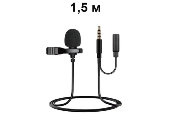 Микрофон петлличный DM M-01 AUX 3.5MM
