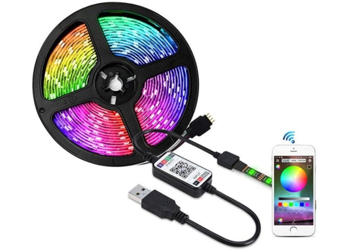 Светодиодная Led Лента 3M для Телевизора APP, RGB