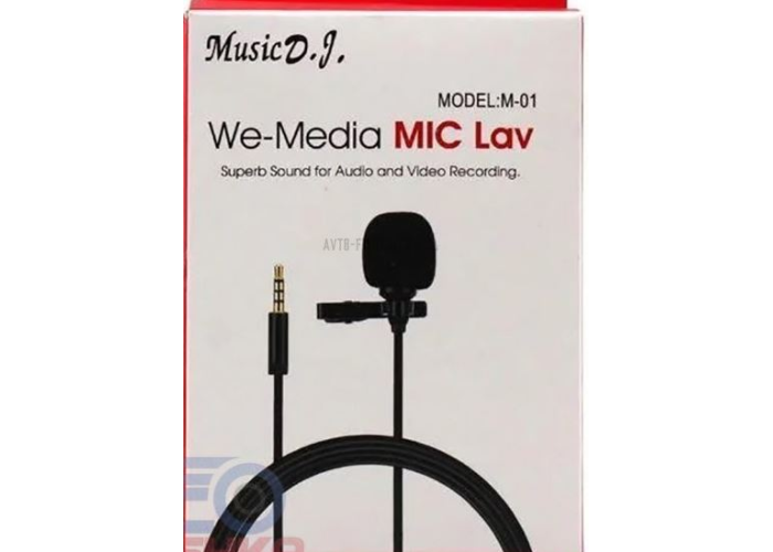 Микрофон петлличный DM M-01 AUX 3.5MM