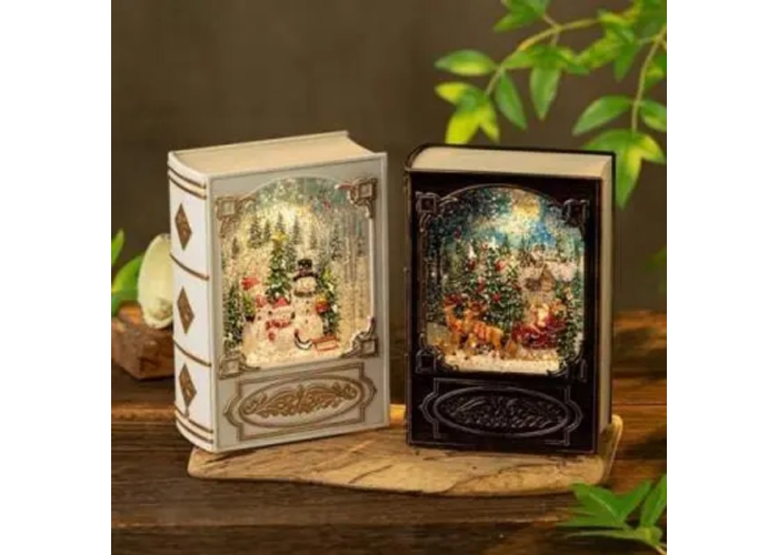XMAS Новогодний ночник «Книга» WDL-24023B (белый)