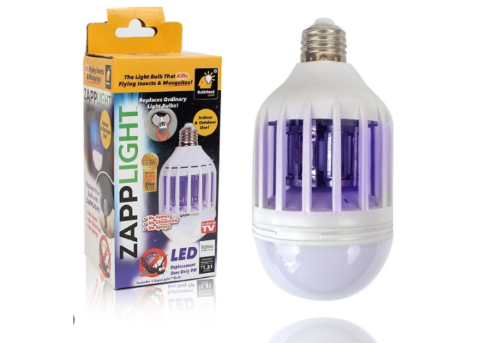 Светодиодная лампа уничтожитель комаров и насекомых ZAPP LIGHT LED