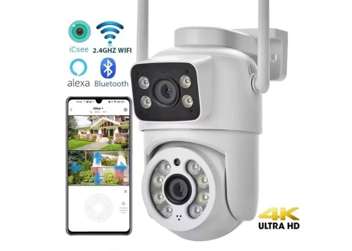 IP Wi-Fi камера Q13 с двумя объективами (3+3 Мп, ICSEE APP)