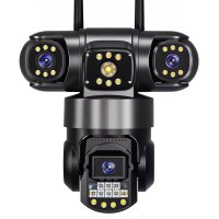 Wi-Fi IP-камера с 3 объективами (APP V380/V380Pro, PTZ, IP66)