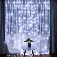 Xmas гирлянда LED (Водопад 2M*2M) 200-W-2 Белая 7593