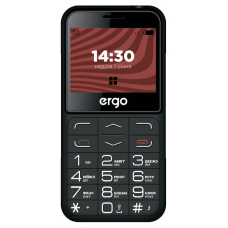 Мобильный телефон ERGO R231 Dual Sim Black, 2.31"