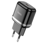 Сетевое зарядное устройство HOCO N24 Type-C, 20W, 3A, QC/PD