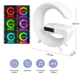 Колонка‑ночник G63, Bluetooth/USB/SD/FM, беспроводная зарядка