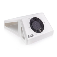 Настольная маникюрная вытяжка MAX Ultimate 100W White