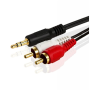 Шнур AUX 3,5 мм – 2 RCA (2R) 1,5 м 3015