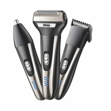 Электробритва DSP 60100A, 3 в 1, сеточная, с триммером и насадкой для носа