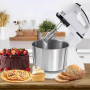 Миксер стационарный Scarlett SC-133T с чашей и 2-мя насадками, 7 скоростей, 380 Вт