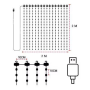 SMART Гирлянда штора SFK 07 2×2 м, 400 LED, управление через приложение и пульт
