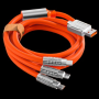 Универсальный силиконовый кабель 3 в 1 для быстрой зарядки (Type-C, Lightning, micro-USB)