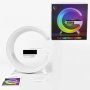 Колонка‑ночник G63, Bluetooth/USB/SD/FM, беспроводная зарядка