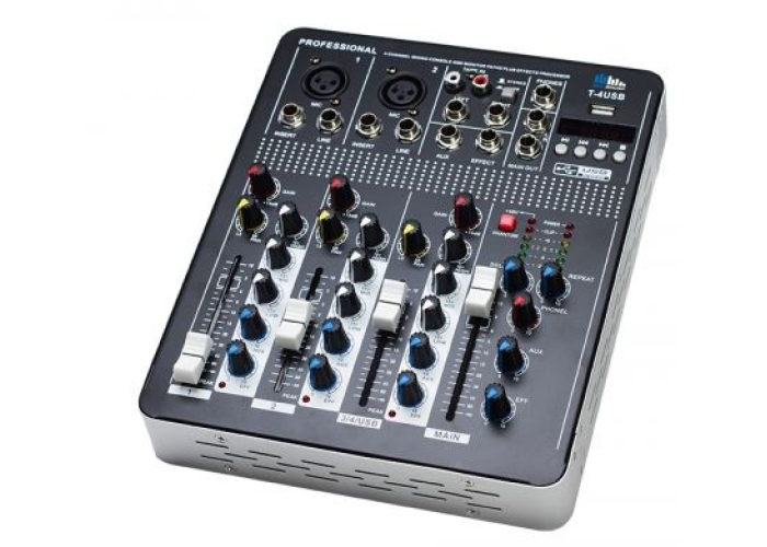 Аудио микшер Mixer BT 4000 4ch.+BT
