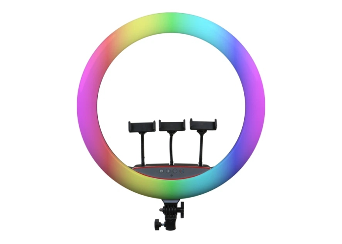 Кольцевая лампа MJ-45 RGB, 18" (45 см), мульти-подсветка, USB