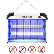 Электрическая лампа-ловушка 16 Вт для насекомых Pest Killer, от сети, 34,5 × 9,2 × 2,4 см