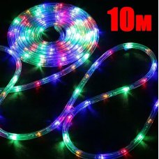 Уличная Гирлянда 10 метров Силиконовый Шланг LED