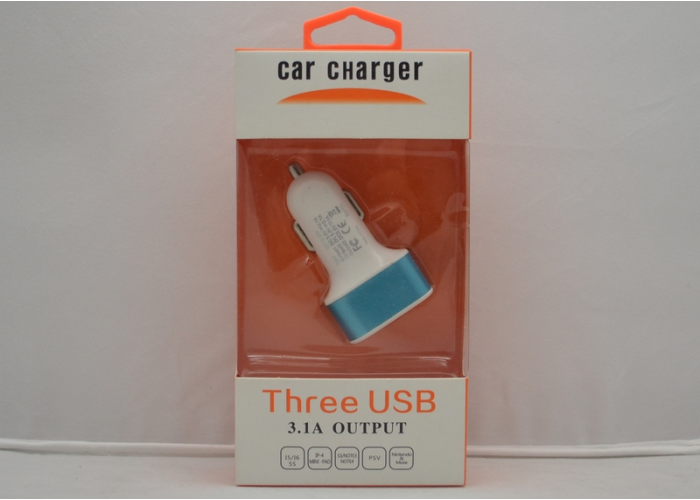 Автомобильная USB зарядка 3IN1