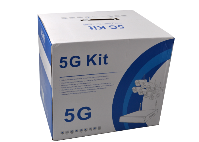 Комплект видеонаблюдения 5G Kit (8 беспроводных камер) WiFi 4ch NVR/DVR