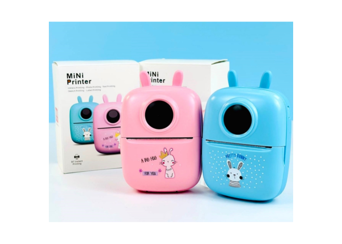 Портативный мини принтер Bluetooth для смартфона Mini Printer D7 (24-23)