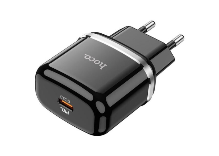 Сетевое зарядное устройство HOCO N24 Type-C, 20W, 3A, QC/PD
