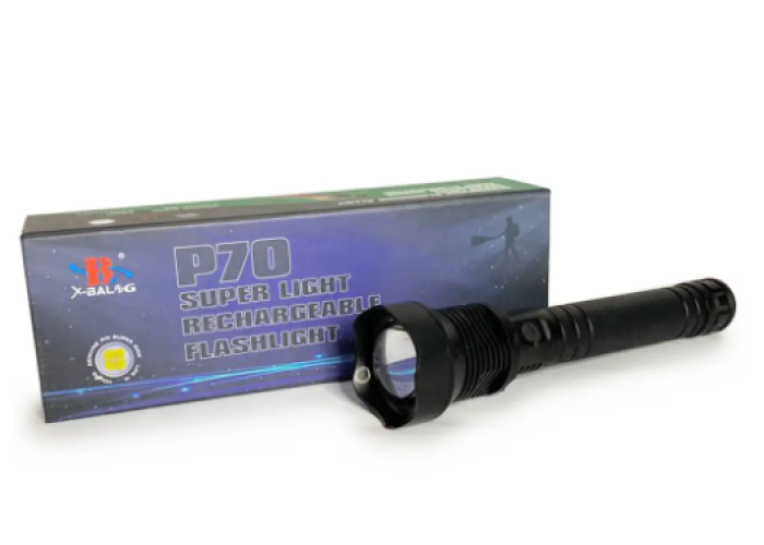 Фонарик BL X92 P70 2*18650 battery 7668