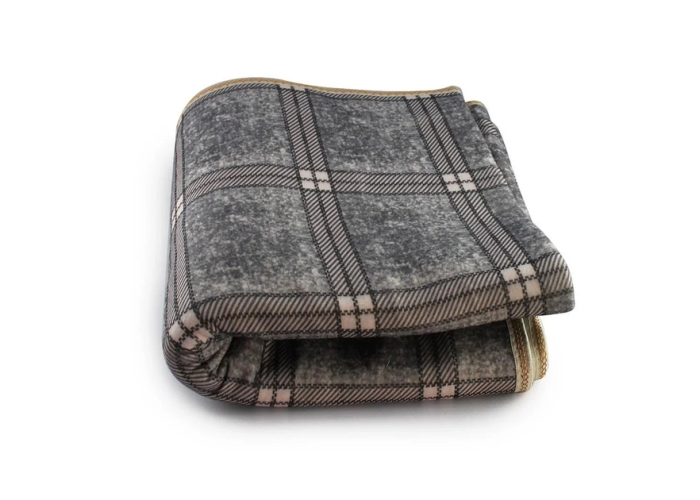 Электропростынь Electric Blanket, 150 × 120 см, серая клетка