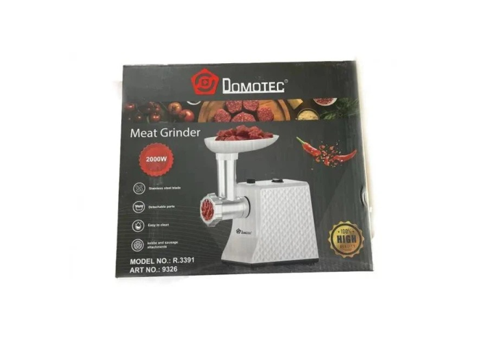 Мясорубка электрическая Domotec MS 3391, 2000 Вт