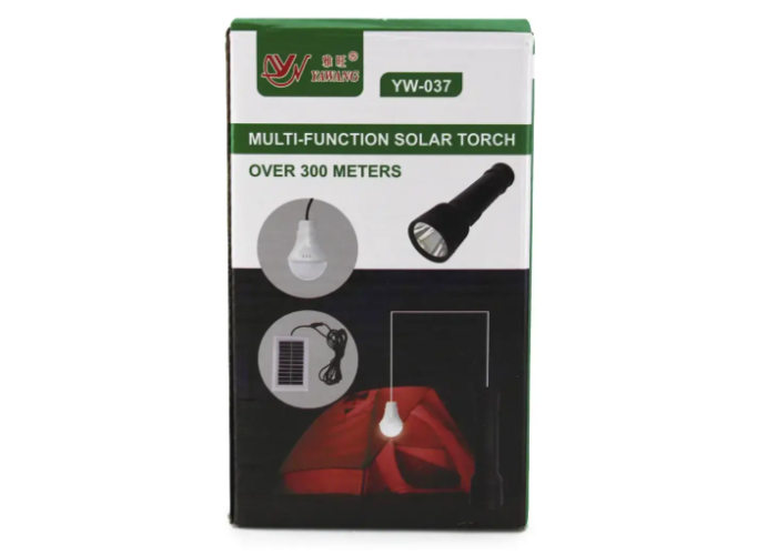 Фонарик ручной BL YW-037 +bulb+solar 8409