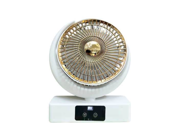 Вентилятор настольный Desktop Loop Fan F23, аккумуляторный, 5 скоростей, дисплей, таймер,