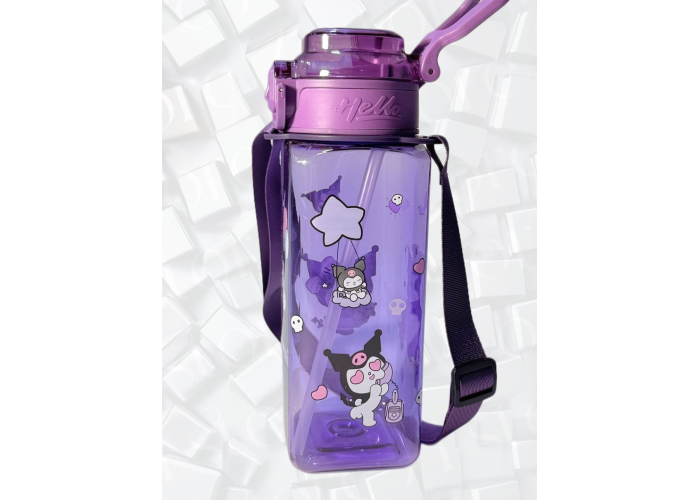 Спортивная бутылка для воды с героями Sanrio, 850 мл