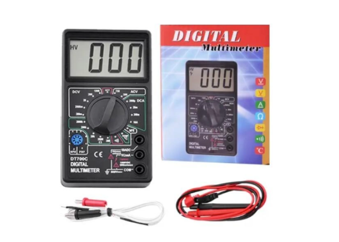 Мультиметр тестер цифровой Digital Multimeter DT-700C со звуком и датчиком температуры