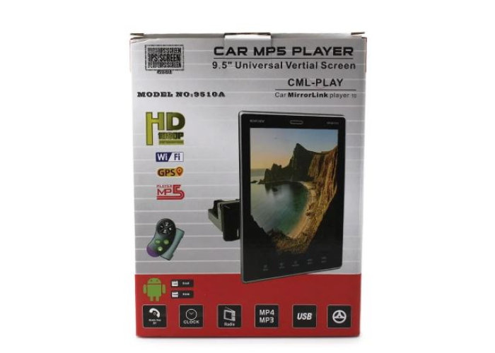 Автомагнитола 1Din 9.5" Tesla Style 9510A Android (2 ram / 16gb rom)+gps