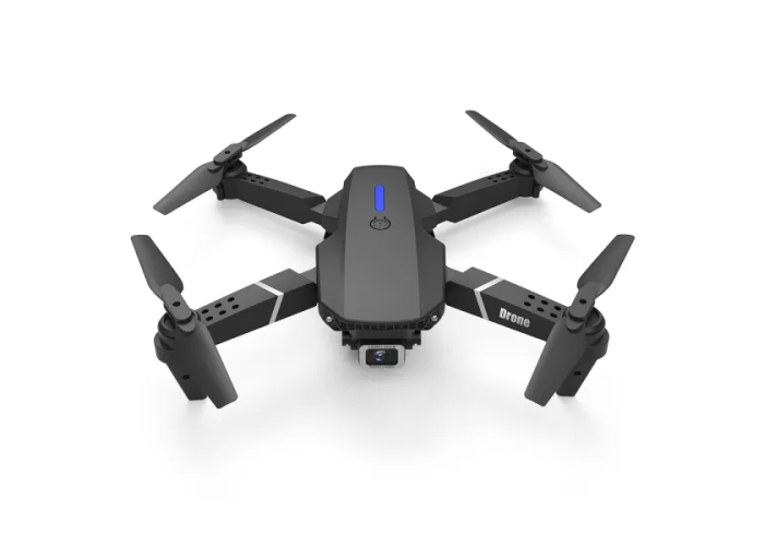 Квадрокоптер-дрон E-88D, с камерой 4K, Wi-Fi, управление с пульта и телефона, дальность до 100 м