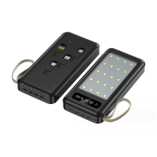 Портативный Power Bank 20000 mAh с  LED-панелью