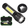 Фонарик ручной BL 511 COB usb micro charge 4814