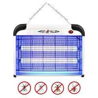 Электрическая лампа-ловушка 20 Вт для насекомых Pest Killer ZCTT-L20, от сети, 40 × 28 × 9 см