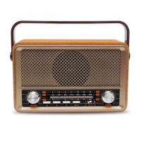 Радиоприёмник Kemai MD-511BT, с Bluetooth, FM-тюнером, аккумуляторный, 3 Вт