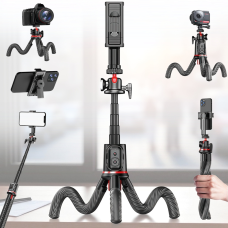 Штатив-трипод C03, гибкий, для телефона, фотоаппарата и экшн-камеры, с Bluetooth-пультом