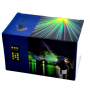 Лазерный звездный проектор с пультом Star Shower Laser Light (металл)