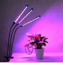 Тройная ультрафиолетовая гибкая фитолампа для растений на прищепке Led Plant Grow Light USB
