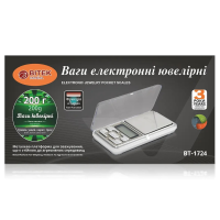 Электронные ювелирные весы BITEK BT-1724 200 г, точность 0,01 г