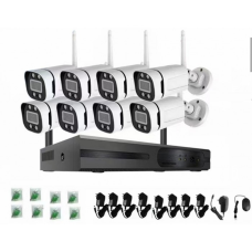 Wi-Fi комплект видеонаблюдения на 8 камер WiFi kit 8ch